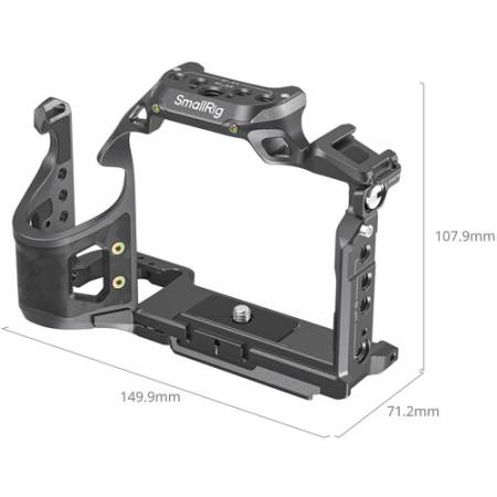 SmallRig 6029 Rhinoceros - klatka do Sony Alpha 7 V / 7R V / 7 IV / 7S III / 7R IV - wymiary